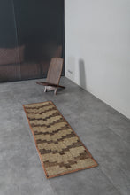 African Tuareg mat 1.9 x 6.6 feet vintage runner rug - African rug - Tuareg rug