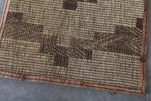 African Tuareg mat 1.9 x 6.6 feet vintage runner rug - African rug - Tuareg rug