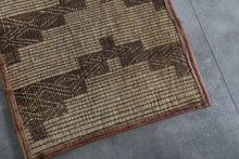 African Tuareg mat 1.9 x 6.6 feet vintage runner rug - African rug - Tuareg rug