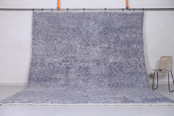 Handmade Moroccan Rug - Custom Gray Wool Rug