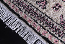 High atlas Moroccan rug - Pink Azilal rug - Wool rug
