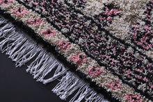 High atlas Moroccan rug - Pink Azilal rug - Wool rug