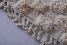 Moroccan Beige checkered rug - Checkered rug - Wool rug