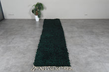 Dark Emerald Green Runner Rug – Custom Sizes Available – Deep Forest Green Rug