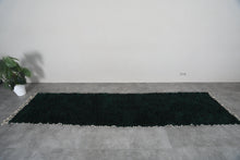 Dark Emerald Green Runner Rug – Custom Sizes Available – Deep Forest Green Rug
