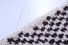 Moroccan checkered rug - Moroccan rug - Wool rug