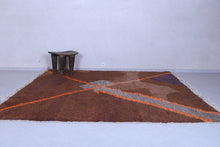 Moroccan Contemporary rug - Moroccan Brown rug - Berber carpet
