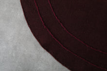 Burgundy flatwoven moroccan rug – Handmade wool kilim– Custom size rug