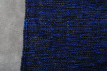 Custom blue flat woven moroccan rug – Handmade berber kilim rug