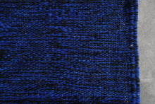 Custom blue flat woven moroccan rug – Handmade berber kilim rug