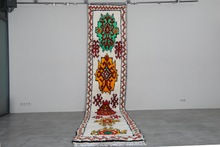 Colorful moroccan runner rug  – Handmade vintage style runner-Custom size rug