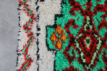 Colorful moroccan runner rug  – Handmade vintage style runner-Custom size rug