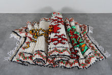 Colorful moroccan runner rug  – Handmade vintage style runner-Custom size rug