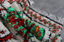 Colorful moroccan runner rug  – Handmade vintage style runner-Custom size rug