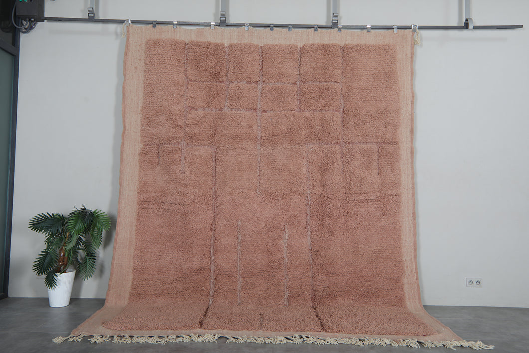 Moroccan All Wool Rug - Handwoven Berber Custom Carpet