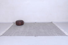 Gray Kilim rug - Moroccan rug -  All wool