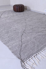 Gray Kilim rug - Moroccan rug -  All wool
