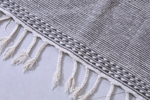 Gray Kilim rug - Moroccan rug -  All wool