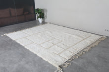 Ivory Moroccan rug – Handmade Beni Ourain wool rug– Custom size