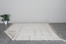 Ivory Moroccan rug – Handmade Beni Ourain wool rug– Custom size