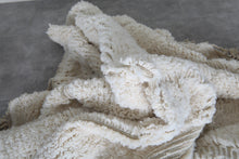 Ivory Moroccan rug – Handmade Beni Ourain wool rug– Custom size