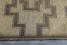Extra Large Tuareg Rug 11.7 x 16.8 ft – Handwoven Beige Brown Geometric Tribal Mat
