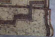 Extra Large Tuareg Rug 11.7 x 16.8 ft – Handwoven Beige Brown Geometric Tribal Mat