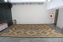 Large Tuareg Rug 10.2 x 16.5 ft – Handwoven Sahara Mat in Natural Fibers with Tribal Pattern