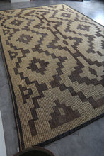 Large Tuareg Rug 10.2 x 16.5 ft – Handwoven Sahara Mat in Natural Fibers with Tribal Pattern