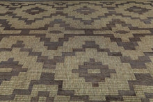 Large Tuareg Rug 10.2 x 16.5 ft – Handwoven Sahara Mat in Natural Fibers with Tribal Pattern