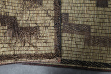Large Tuareg Rug 10.2 x 16.5 ft – Handwoven Sahara Mat in Natural Fibers with Tribal Pattern