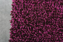 Deep magenta moroccan mug – Handmade wool berber carpet – Custom size