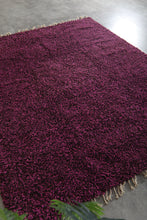 Deep magenta moroccan mug – Handmade wool berber carpet – Custom size