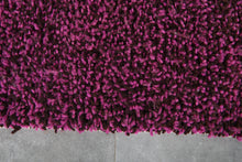 Deep magenta moroccan mug – Handmade wool berber carpet – Custom size