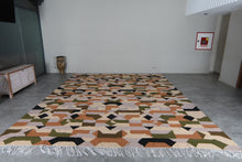 Geometric moroccan rug – Handwoven wool berber carpet– Custom sizes