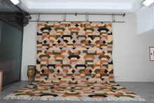 Geometric moroccan rug – Handwoven wool berber carpet– Custom sizes