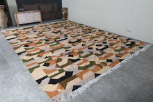 Geometric moroccan rug – Handwoven wool berber carpet– Custom sizes