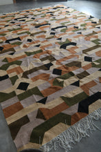 Geometric moroccan rug – Handwoven wool berber carpet– Custom sizes