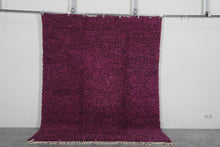 Deep magenta moroccan mug – Handmade wool berber carpet – Custom size