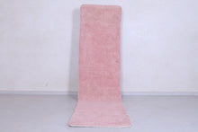 Soft pink custom runner rug for a subtle touch