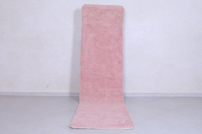 Soft pink custom runner rug for a subtle touch