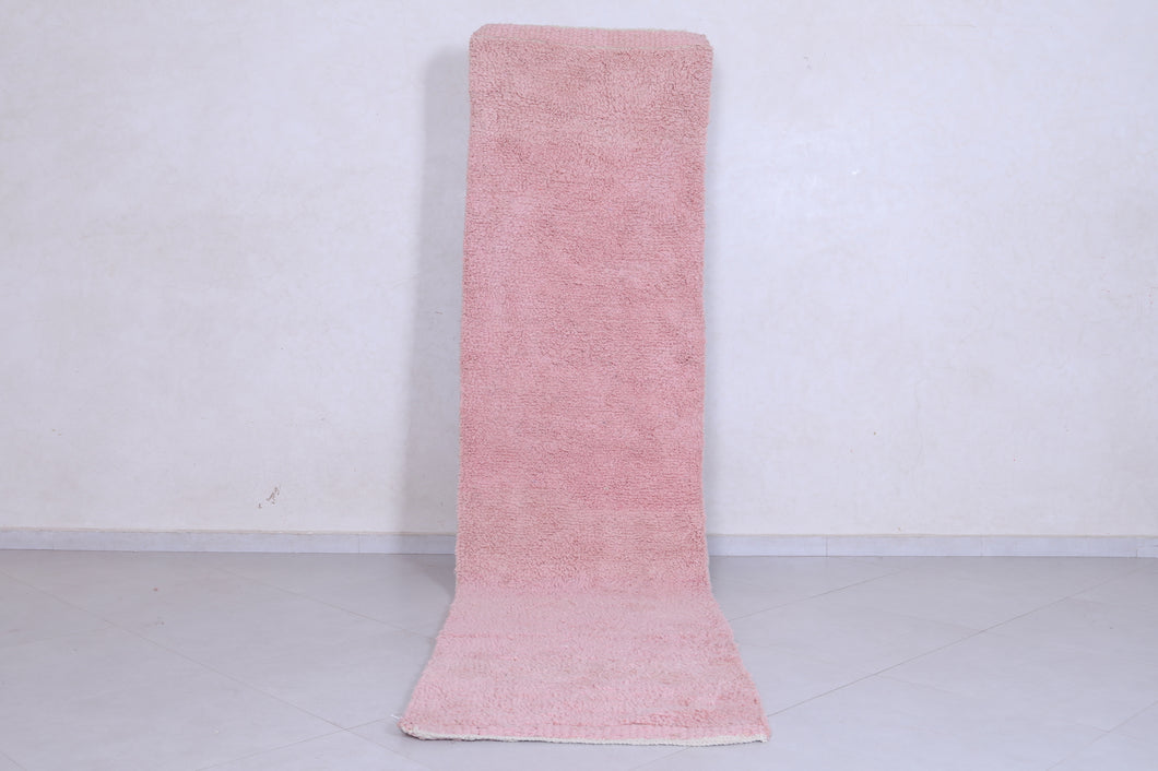 Soft pink custom runner rug for a subtle touch