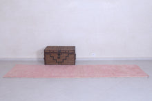 Soft pink custom runner rug for a subtle touch