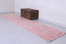 Soft pink custom runner rug for a subtle touch