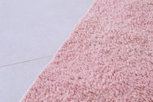 Soft pink custom runner rug for a subtle touch