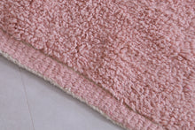 Soft pink custom runner rug for a subtle touch
