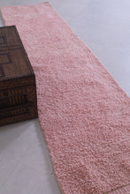 Soft pink custom runner rug for a subtle touch