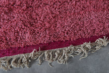 Pink Moroccan rug - Beni Ourain wool rug – Custom size