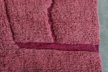 Pink Moroccan rug - Beni Ourain wool rug – Custom size