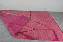 Pink Moroccan rug - Beni Ourain wool rug – Custom size